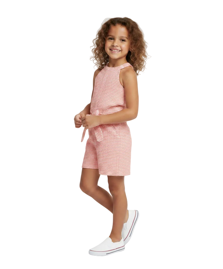 Girl Striped Romper  (5-8), (10-14) $6.00 Per Piece RP1979