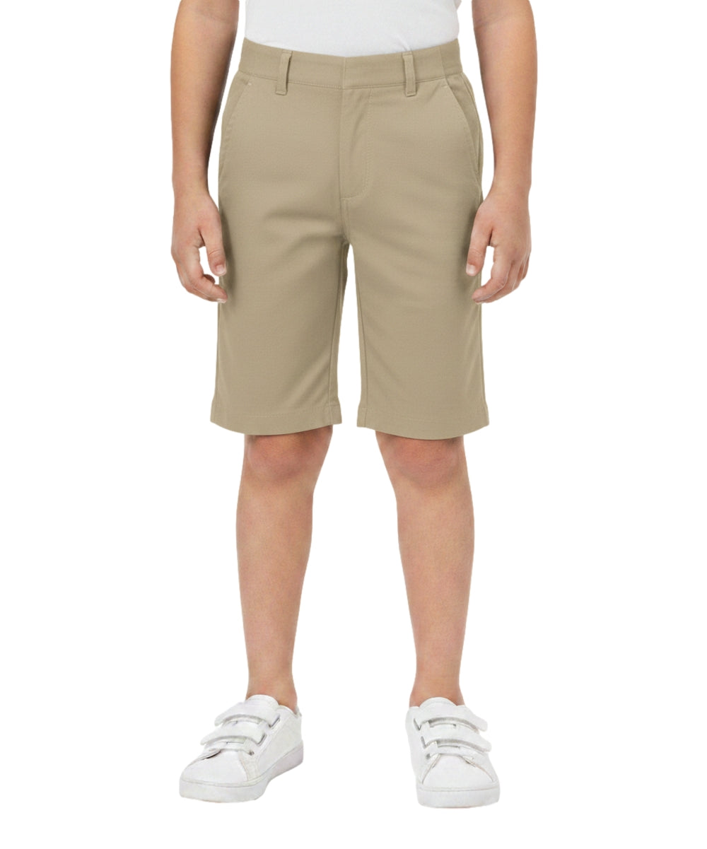 Boy Uniform Shorts With Adjustable Waist Navy, Khaki, Grey (5-16) $6.75 Per Piece SBU31