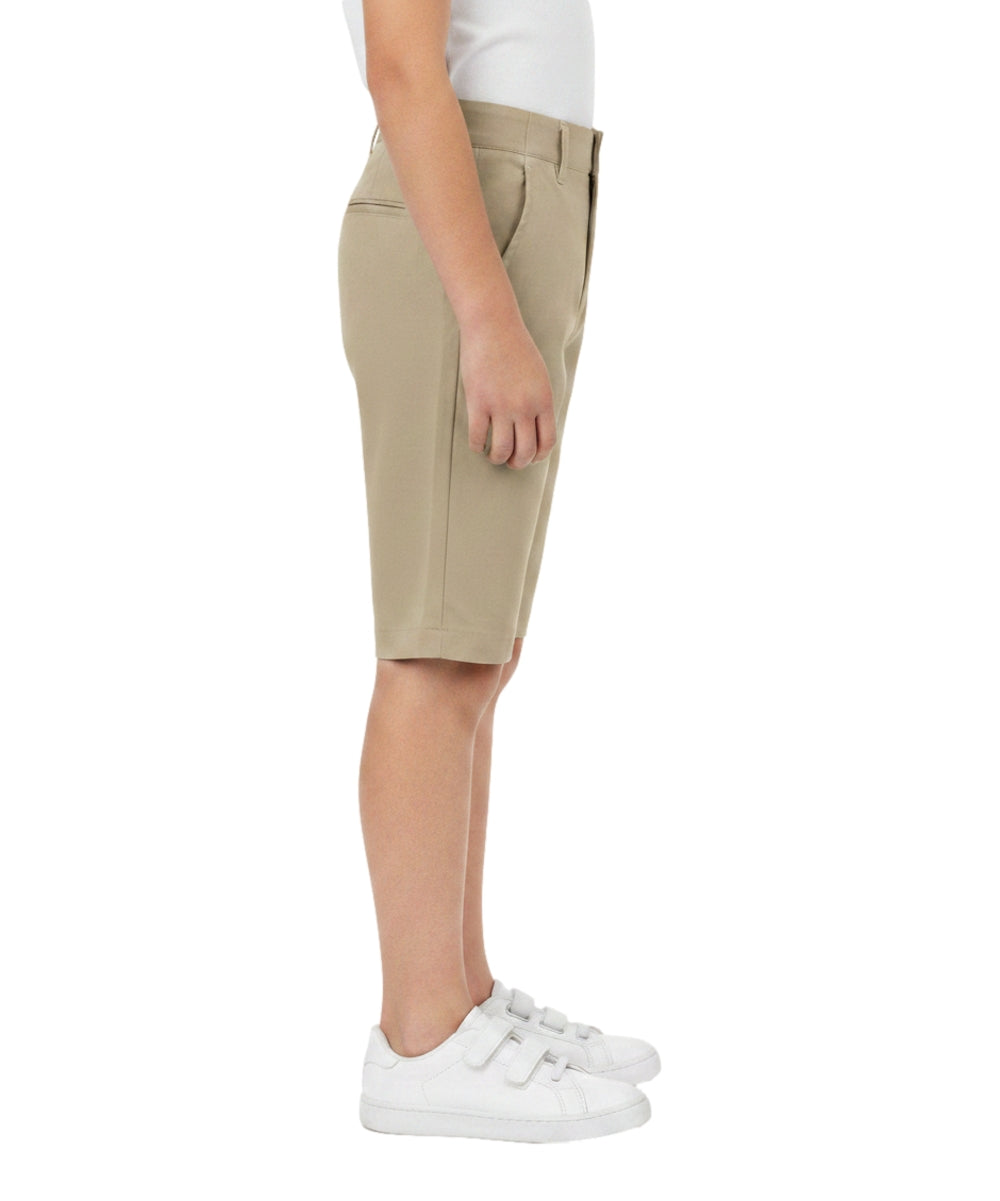 Boy Uniform Shorts With Adjustable Waist Navy, Khaki, Grey (5-16) $6.75 Per Piece SBU31