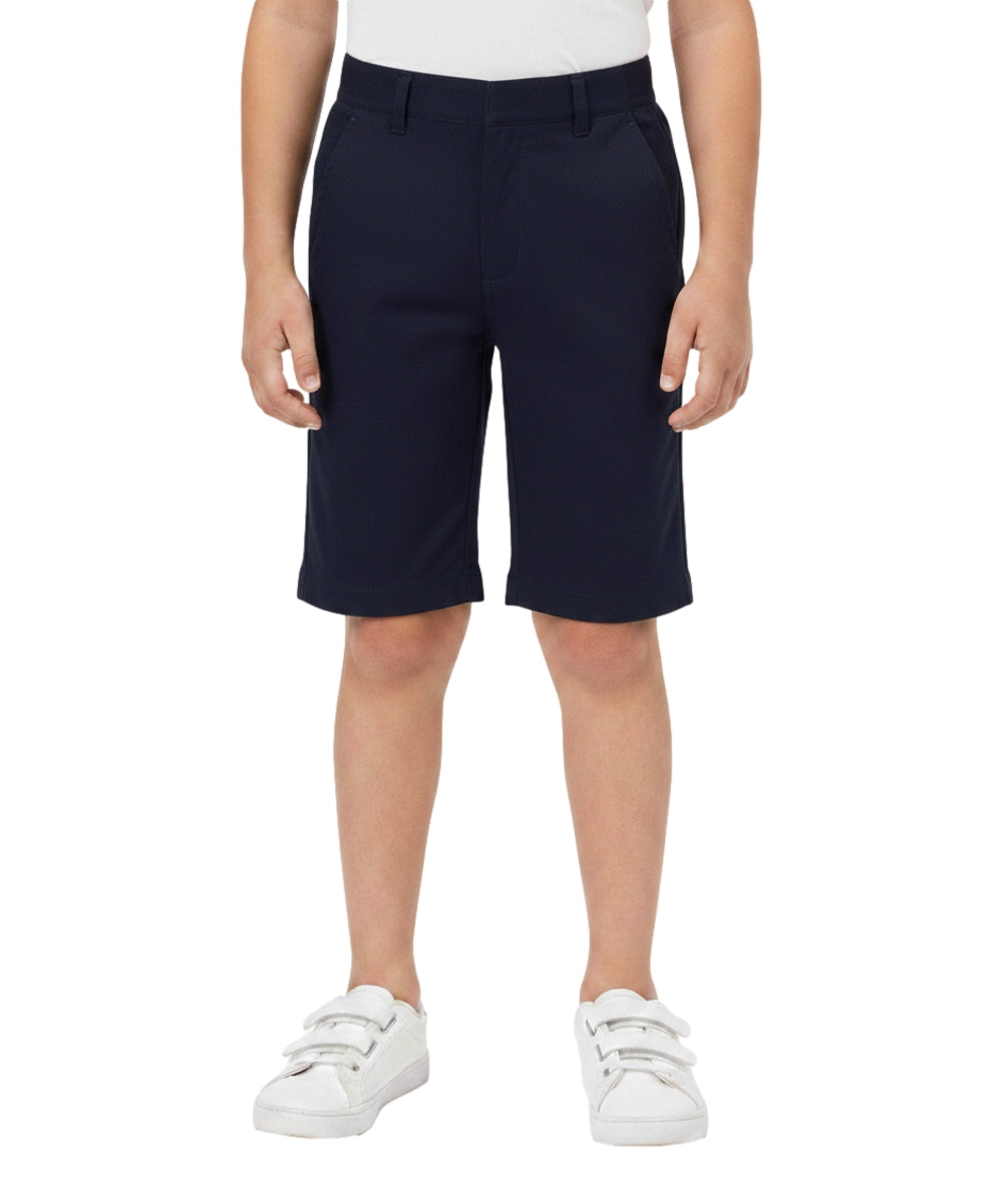 Boy Uniform Shorts With Adjustable Waist Navy, Khaki, Grey (5-16) $6.75 Per Piece SBU31