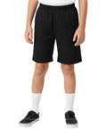 Boys All Elastic Waist Pull-up Shorts Black (4-16) $6.75 Per Piece SBU32