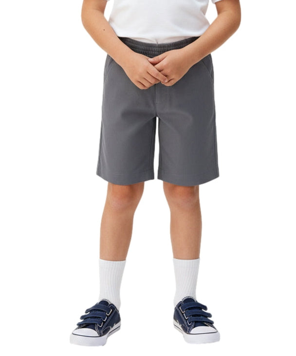 Boys All Elastic Waist Pull-On Shorts Navy, Khaki, Black, Grey, Hunter Green, Blue (2/3-14) $6.75 Per Piece SBU32