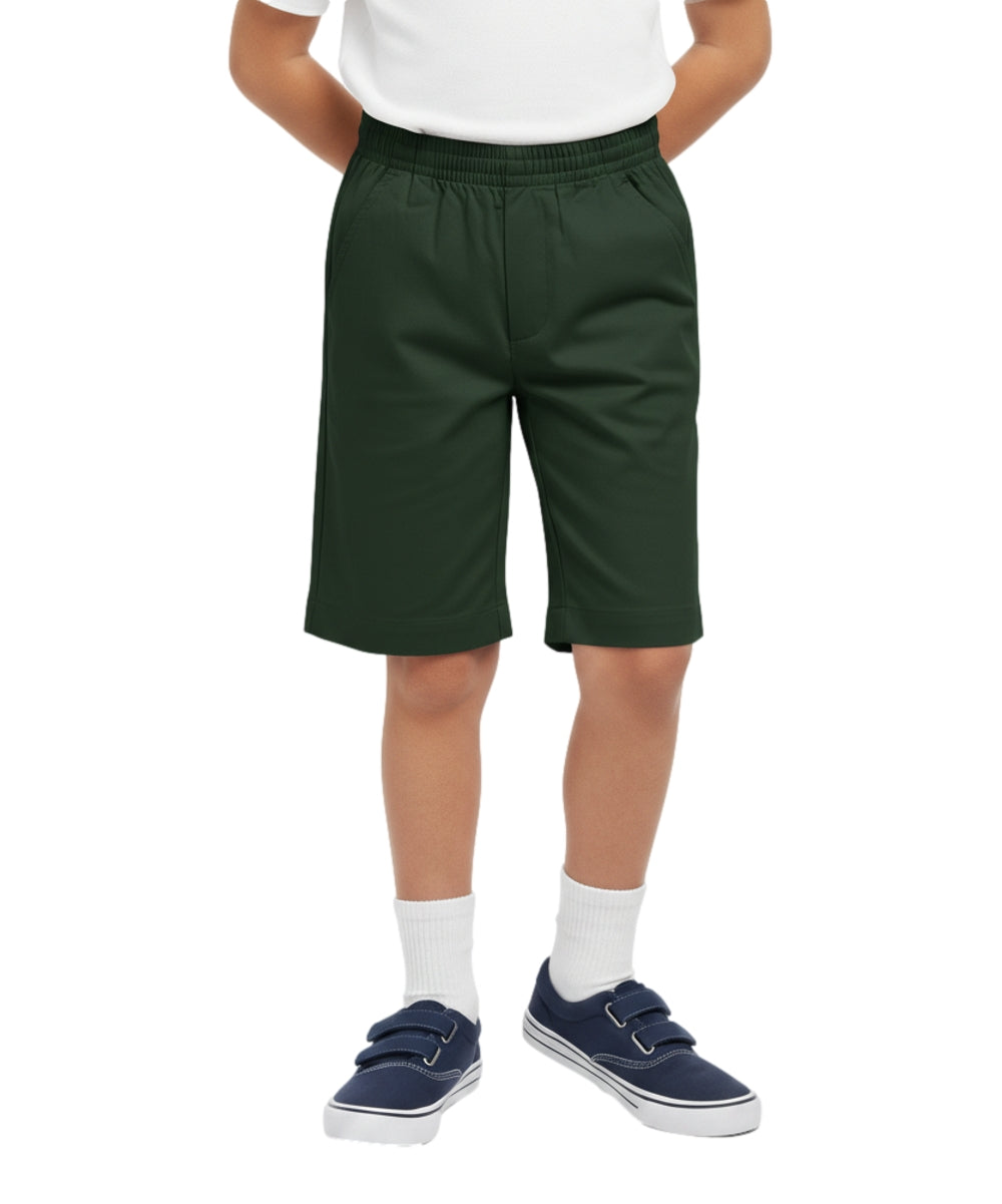 Boys All Elastic Waist Pull-up Shorts Green (4-12) $6.75 Per Piece SBU32
