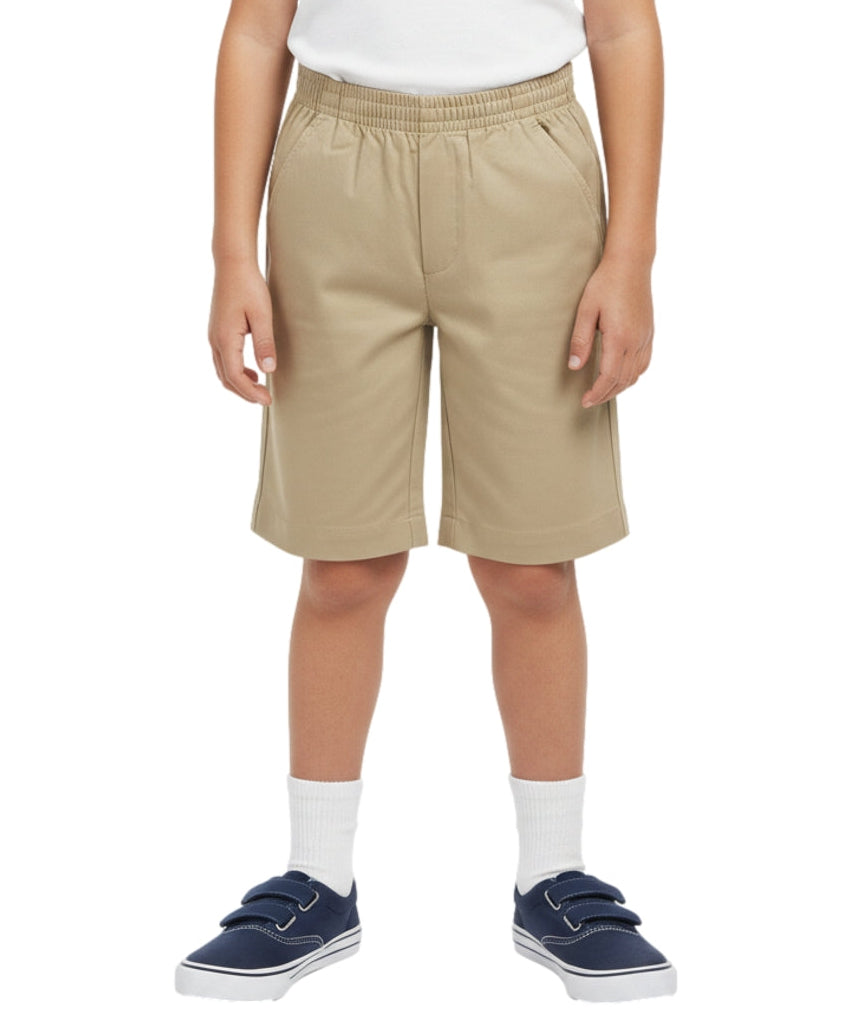 Boys All Elastic Waist Pull-On Shorts Navy, Khaki, Black, Grey, Hunter Green, Blue (2/3-14) $6.75 Per Piece SBU32