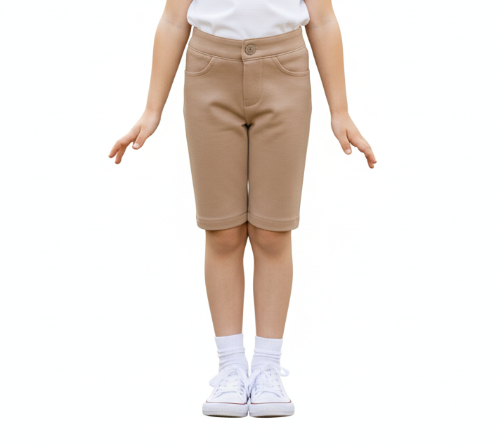 Girls Uniform Short Khaki (4/5-16) $6.5 Per Piece. SGU01