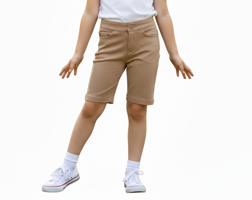 Girls Uniform Short Khaki (4/5-16) $6.5 Per Piece. SGU01