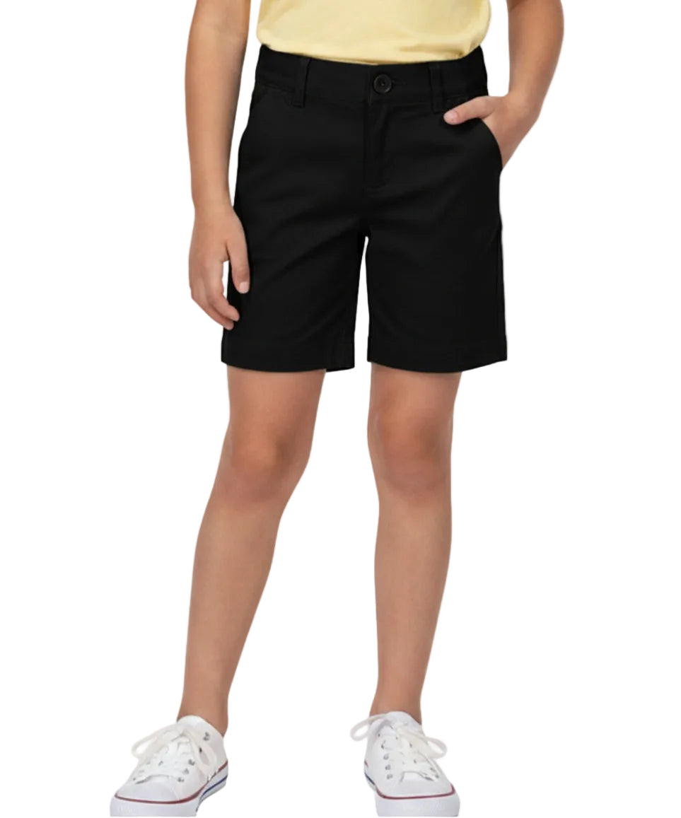 Girls Adjustable Waist Uniform Shorts Navy, Khaki, Black $7.00 Per Piece. SGU25