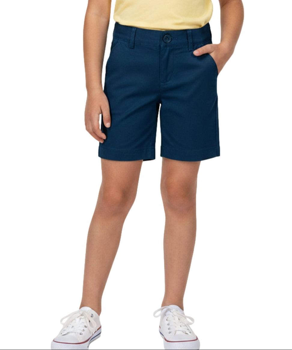 Girls Adjustable Waist Uniform Shorts Navy, Khaki, Black $7.00 Per Piece. SGU25
