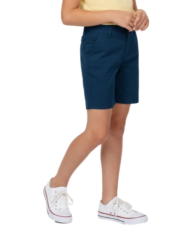 Girls Adjustable Waist Uniform Shorts Navy, Khaki, Black $7.00 Per Piece. SGU25