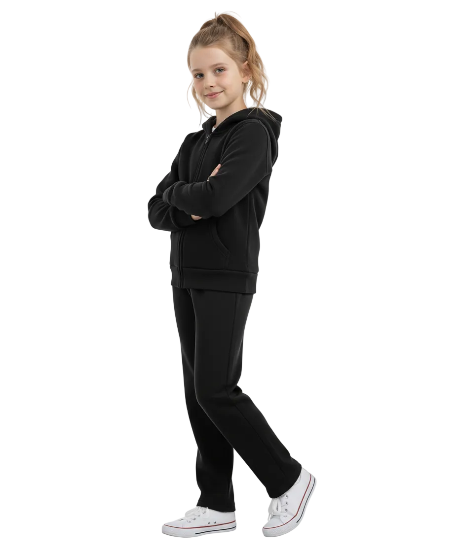 Fleece Set Black - Unisex (4/5-16) $12.25 Per Piece US01
