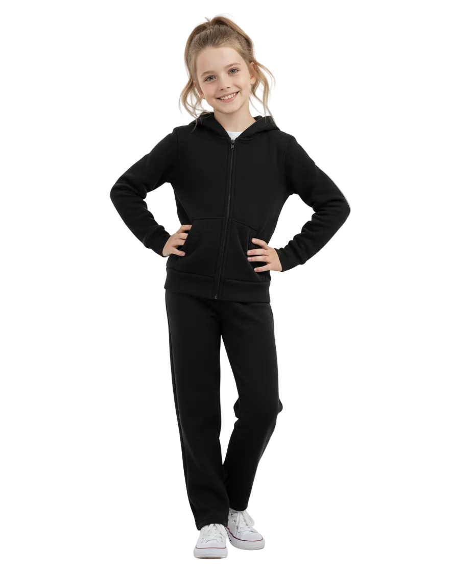 Fleece Set Black - Unisex (4/5-16) $12.25 Per Piece US01