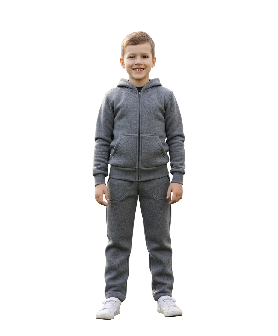 Fleece Set D.Grey - Unisex (4/5-16) $12.25 Per Piece US01
