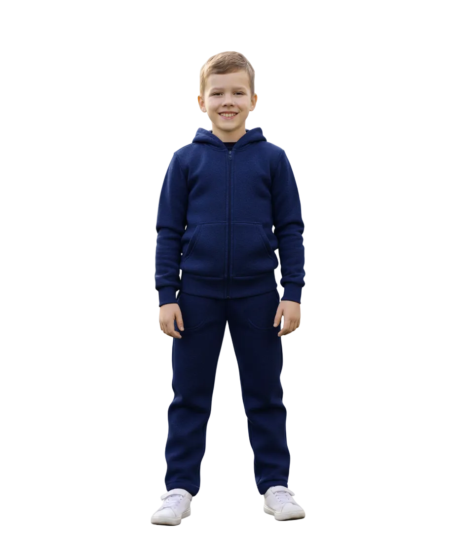 Fleece Set Navy - Unisex (4/5-16) $12.25 Per Piece US01