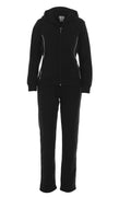 Women 2 Piece Fleece Matching Sweatsuit - Black (S-XL)( 2X-3X) $15.50-$16.50 Per Set WF1705