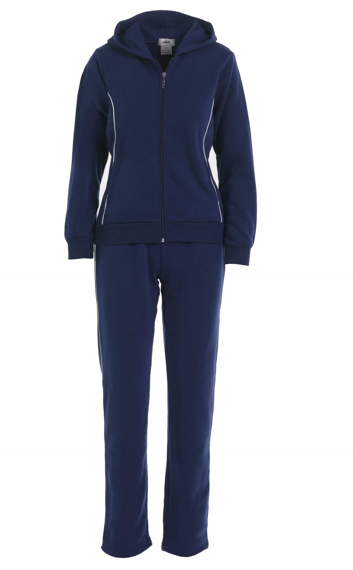 Women 2 Piece Fleece Matching Sweatsuit - Navy (S-XL)( 2X-3X) $15.50-$16.50 Per Set WF1705