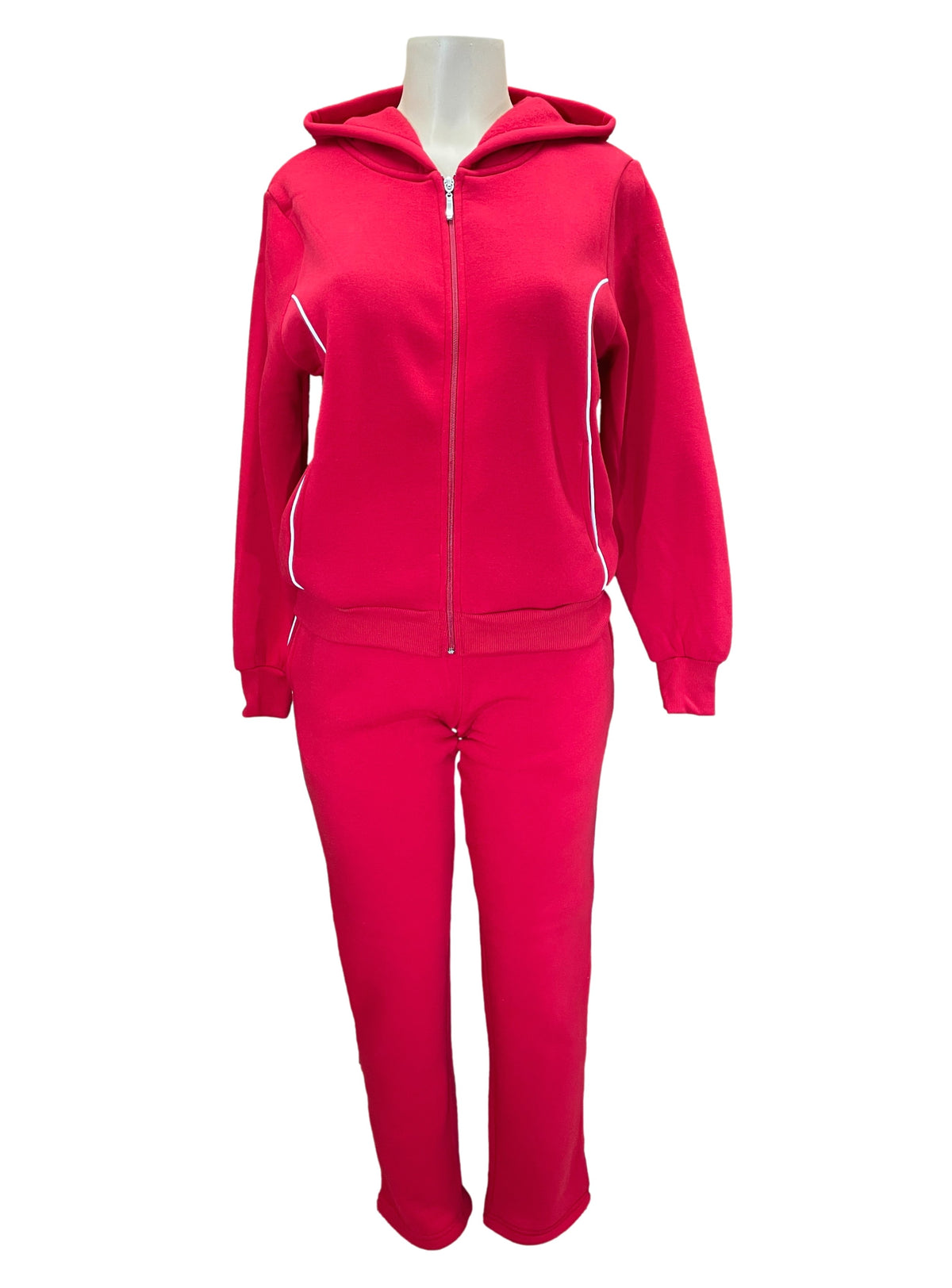 Women 2 Piece Fleece Matching Sweatsuit - Black (S-XL)( 2X-3X) $15.50-$16.50 Per Set WF1705