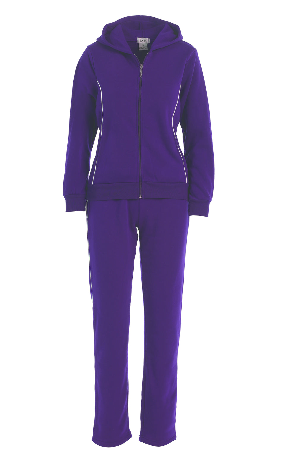 Women 2 Piece Fleece Matching Sweatsuit - Purple (S-XL)( 2X-3X) $15.50-$16.50 Per Set WF1705