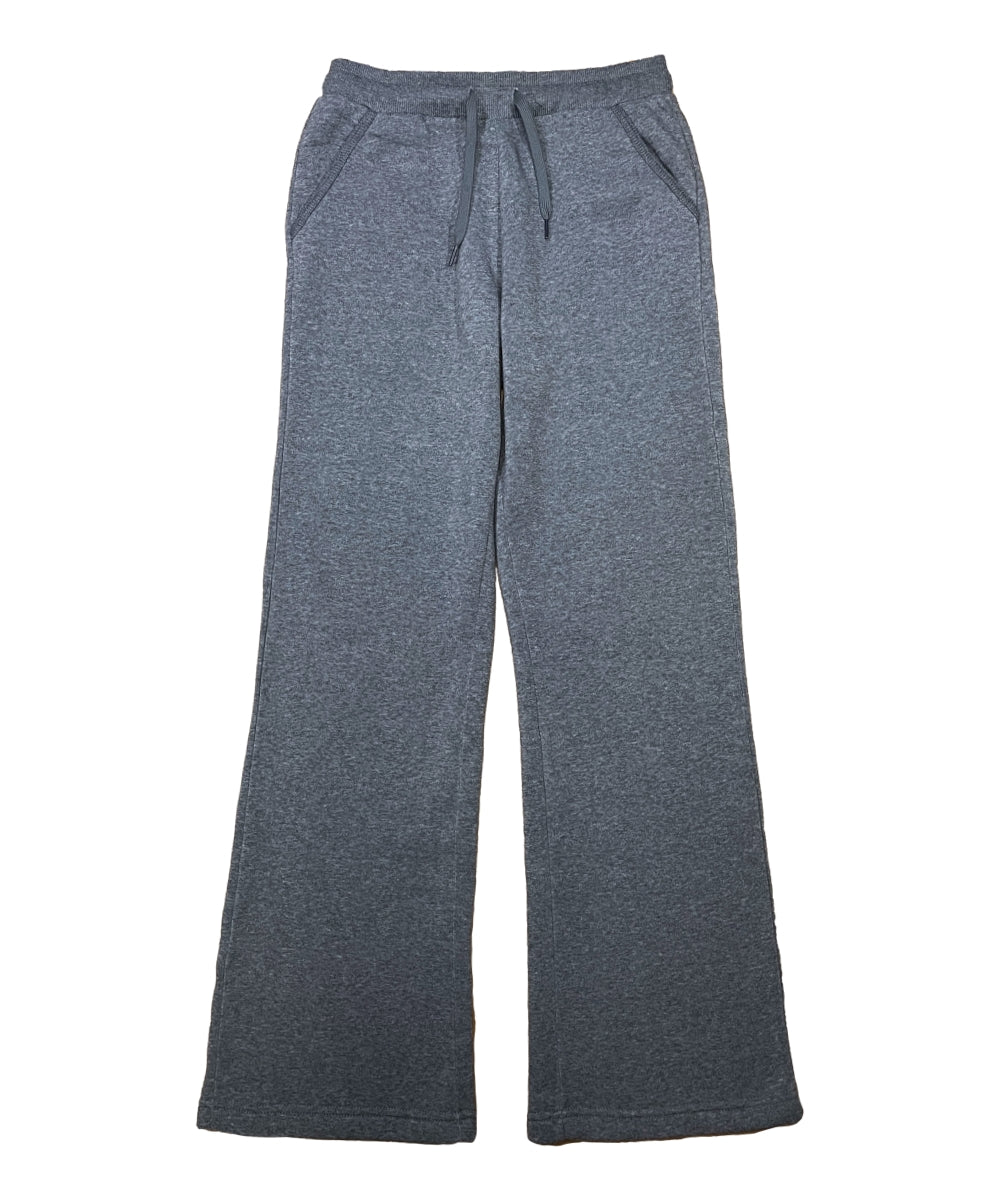 Women Fleece Flare Sweat Pants With Drawstring Waist - D. Grey (S-XL) $7.25 Per Piece WP32