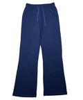 Women Fleece Flare Sweat Pants With Drawstring Waist - Navy (S-XL) $7.25 Per Piece WP32