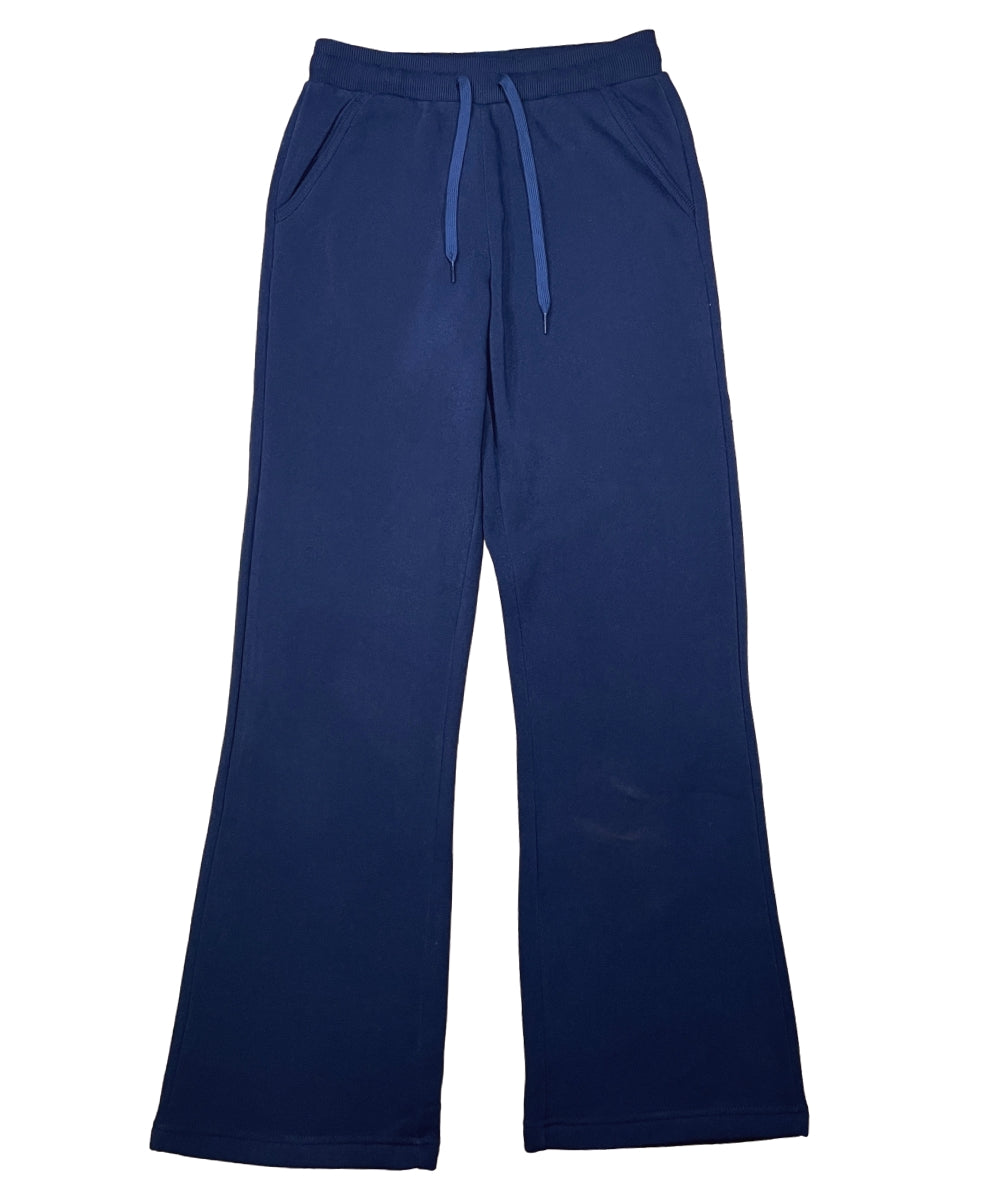 Women Fleece Flare Sweat Pants With Drawstring Waist - Navy (S-XL) $7.25 Per Piece WP32