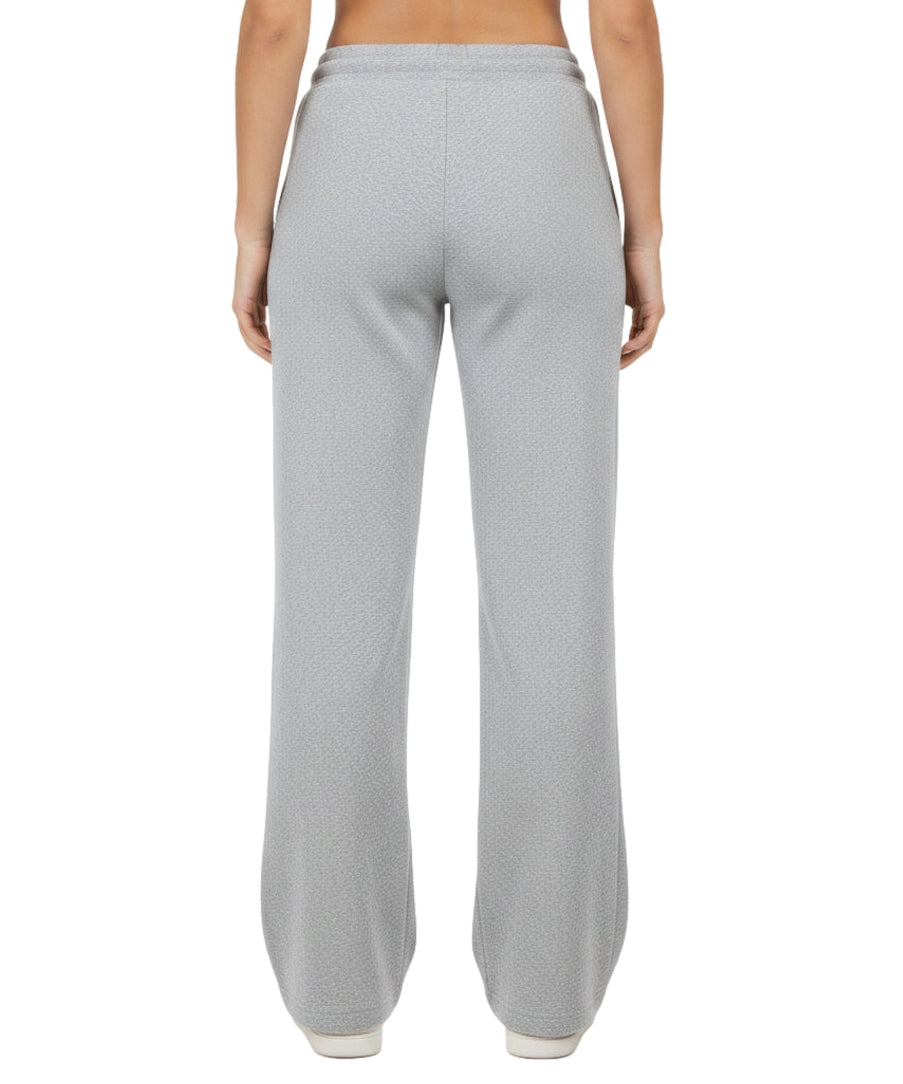 Women Fleece Flare Sweat Pants With Drawstring Waist - L. Grey (S-XL) $7.25 Per Piece WP32