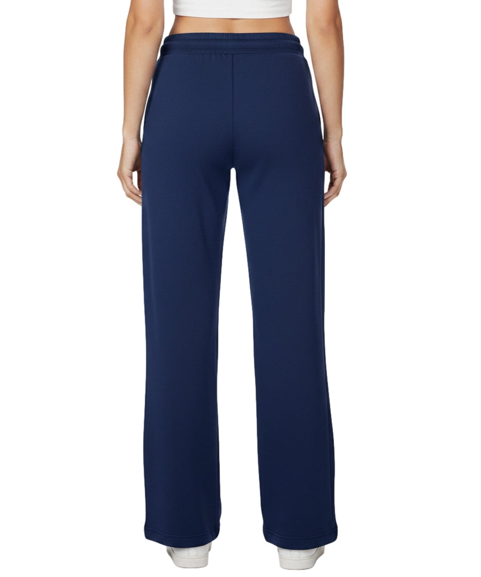 Women Fleece Flare Sweat Pants With Drawstring Waist - Navy (S-XL) $7.25 Per Piece WP32