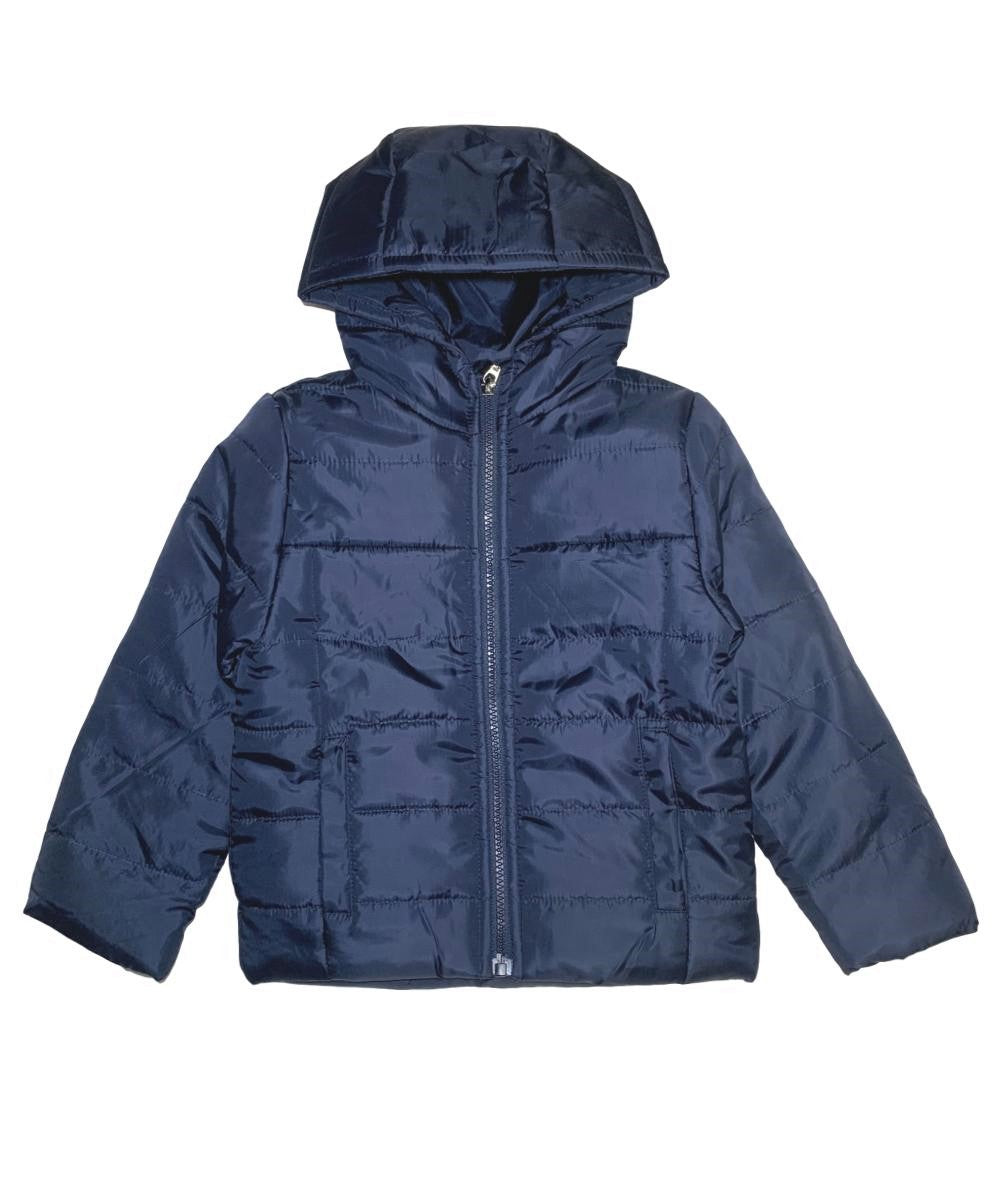 Boy's Zipper Hooded Puffer Jacket (2-4) $12.00 and (S-XL) $13.00 Per Piece