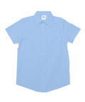 Boys Short Sleeve Button Up Uniform Shirt White, Sky Blue (5-18) $5.75-$6 Per Piece BSU06