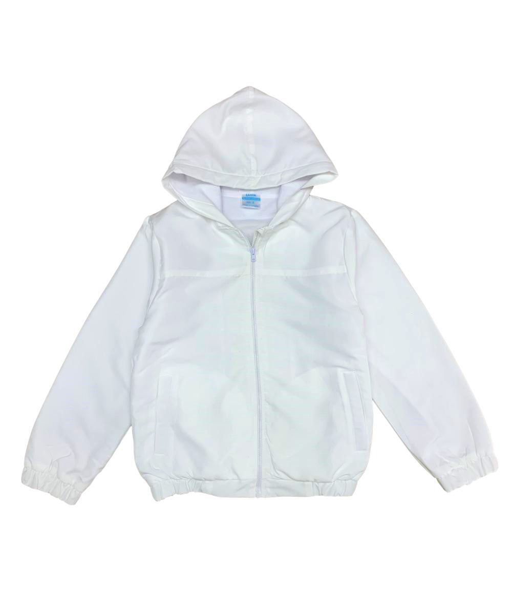 Boys Windbreaker Jacket White (S-M-L-XL) $7.00 Per Piece BUJ402