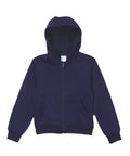 Boy Navy Fleece Zipper Hoodie (S-XL) $7.00 Per Piece