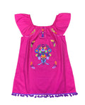 Rayon Pink Flower Dress (12M-24M) $9.50 (2-4) $10.00 And (5-8) $10.00 Per Piece