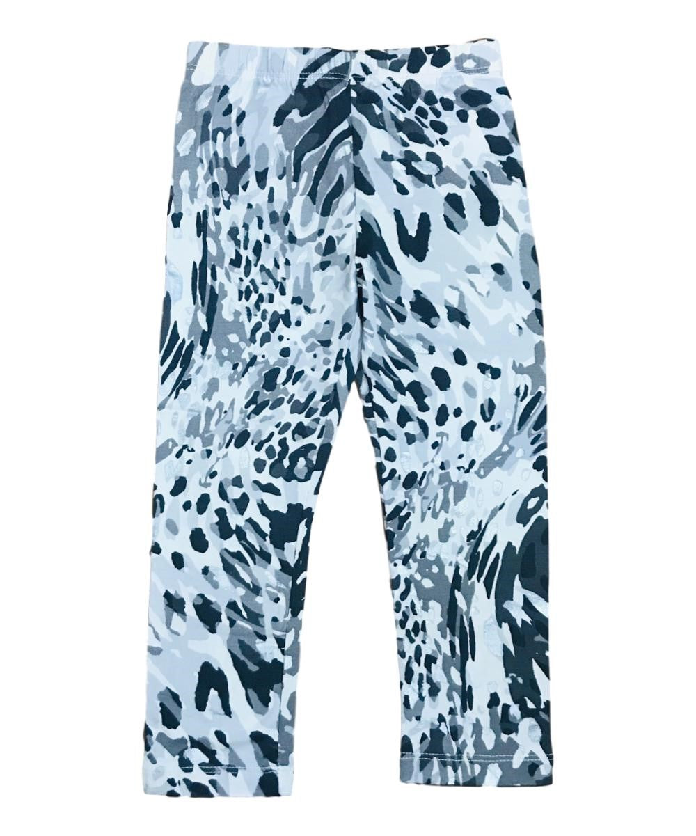 Girl Cotton Leggings- Grey Glitter (2-12) $2.50 Per piece Gb700