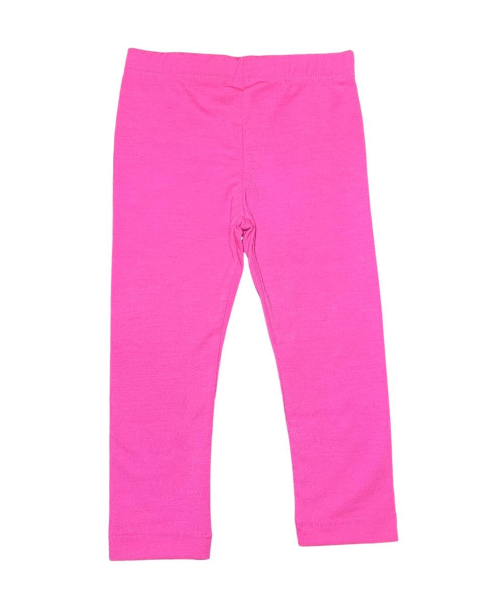 Powder Pink Cotton Girl Leggings