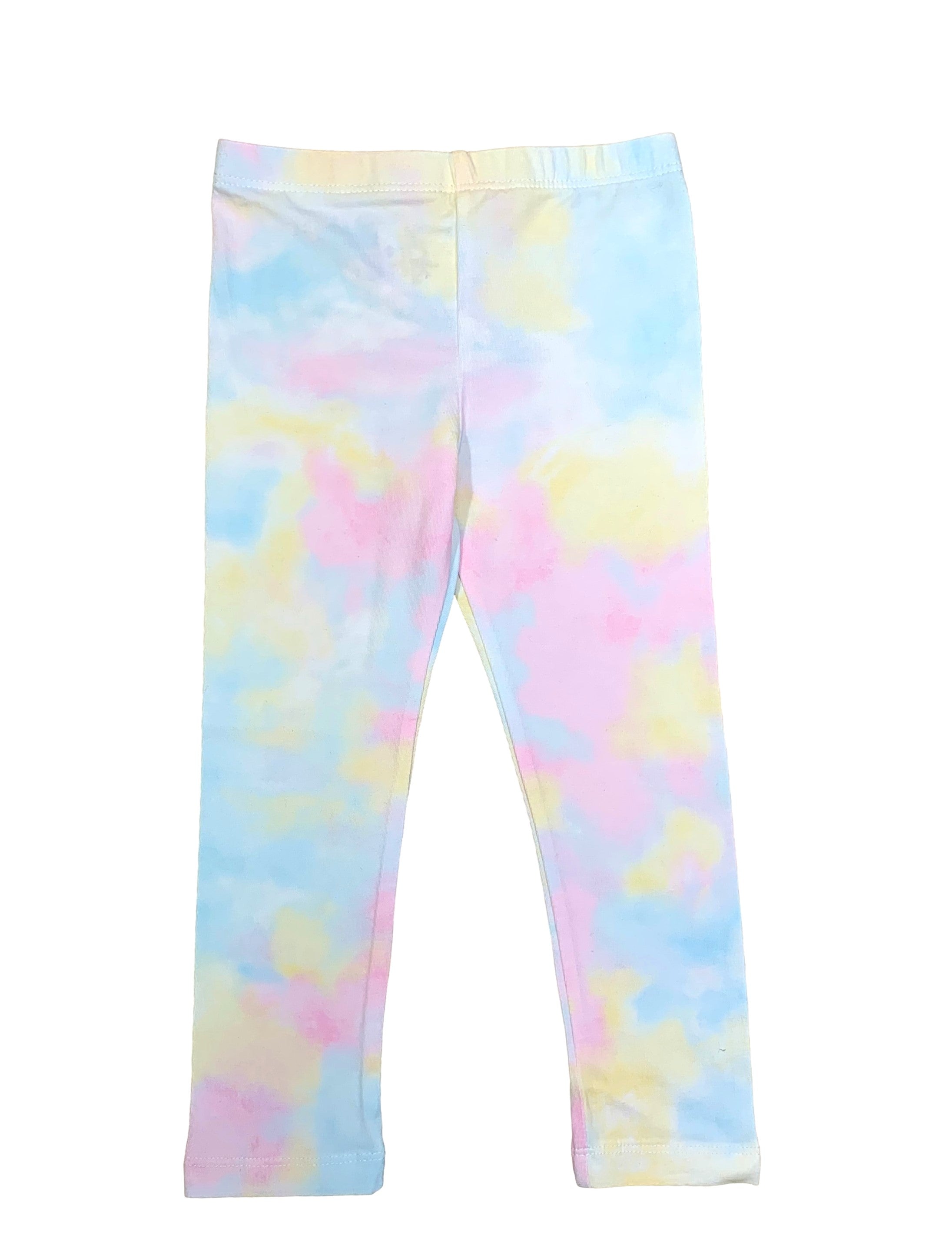 Tie Dye Rainbow Girl Cotton Leggings (2-12) $3 Per piece