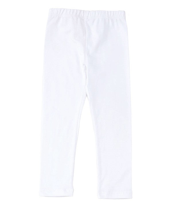 Girl Cotton Leggings - White (2-12) $3.25 Per piece GB700