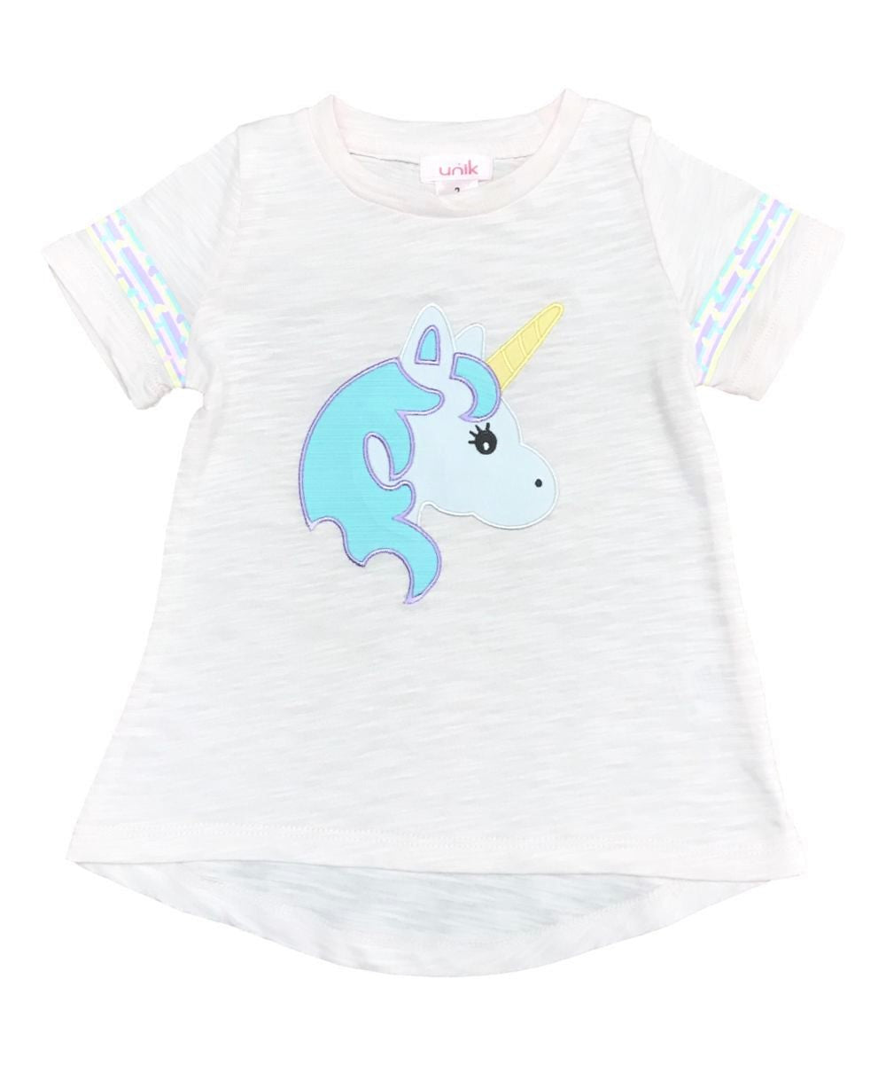 Unik Girl Unicorn Cotton Top Size 2-12 $24 Per Set