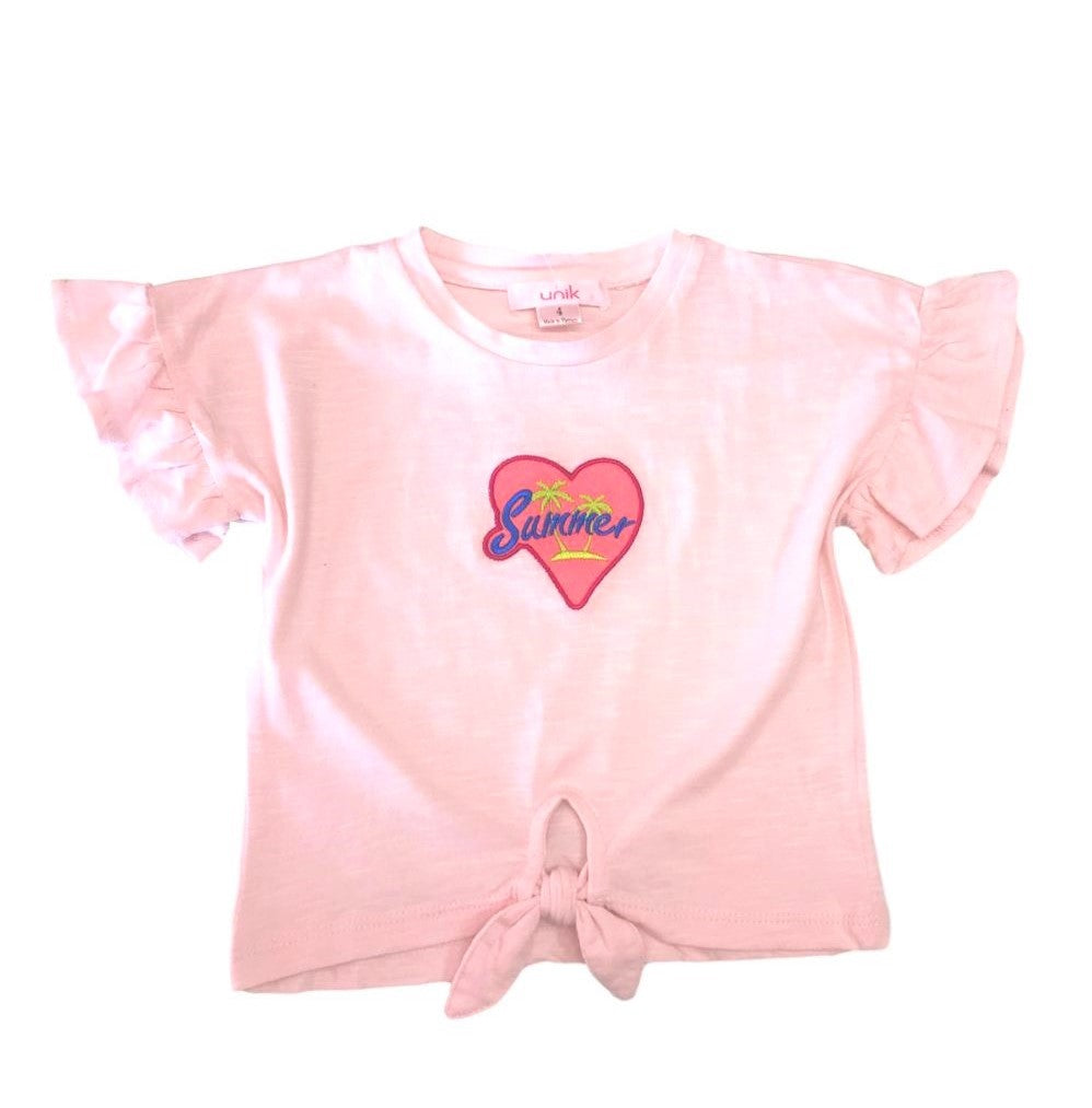 Unik Summer Heart Top ( 2-12 ) $3 per piece