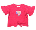 Girl Summer Heart Top - Coral  2-12 (6 Pack)  $3.00 per piece BG721