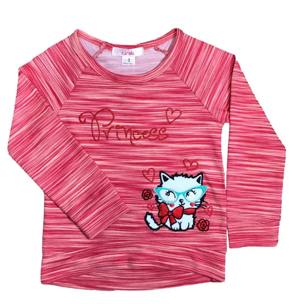 Princess Kitty long Sleeve (2-12) $4.00 Per Piece