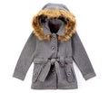 unikinc - Girl Fleece Coat With Hood - Unikinc