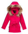 unikinc - Girl Fleece Coat With Hood - Unikinc