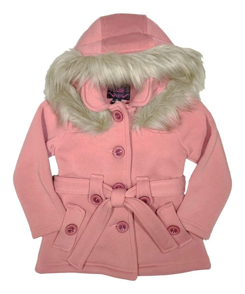 unikinc - Girl Fleece Coat With Hood - Unikinc