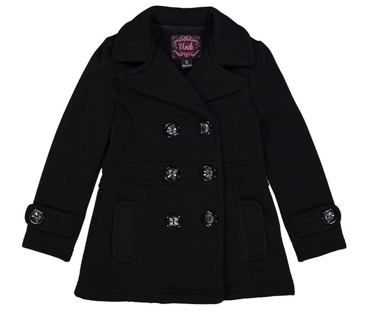 unikinc - Girl Fleece Coat With Buttons - Unikinc