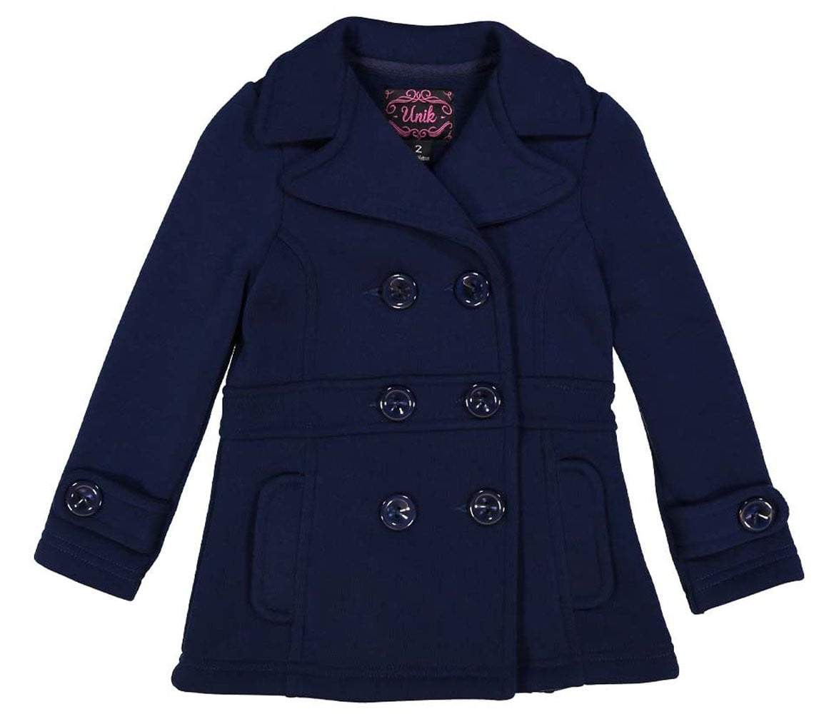 unikinc - Girl Fleece Coat With Buttons - Unikinc