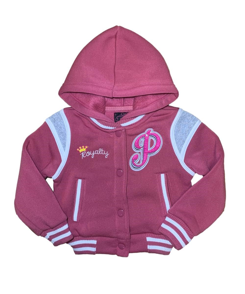Girls Varsity Jacket Plum (2-4) $24 and (S-XL) $36 Per Set