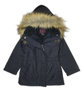 Girl's Sherpa Lined Utility Coat Black (2-4) $11.00 and (S-XL) $12.00 Per Piece