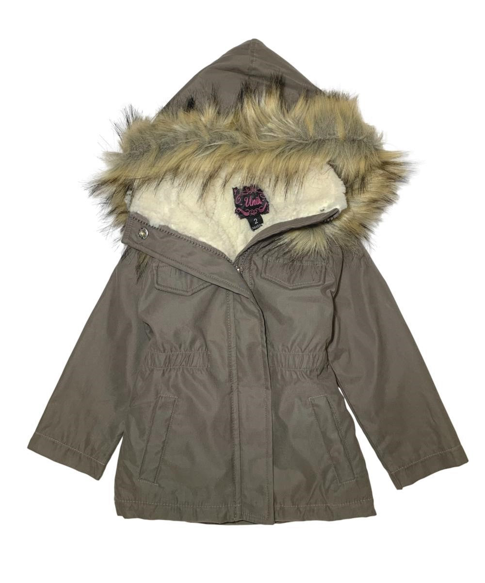 Girl's Sherpa Lined Utility Coat Cedar Brown (2-4) $11.00 and (S-XL) $12.00 Per Piece