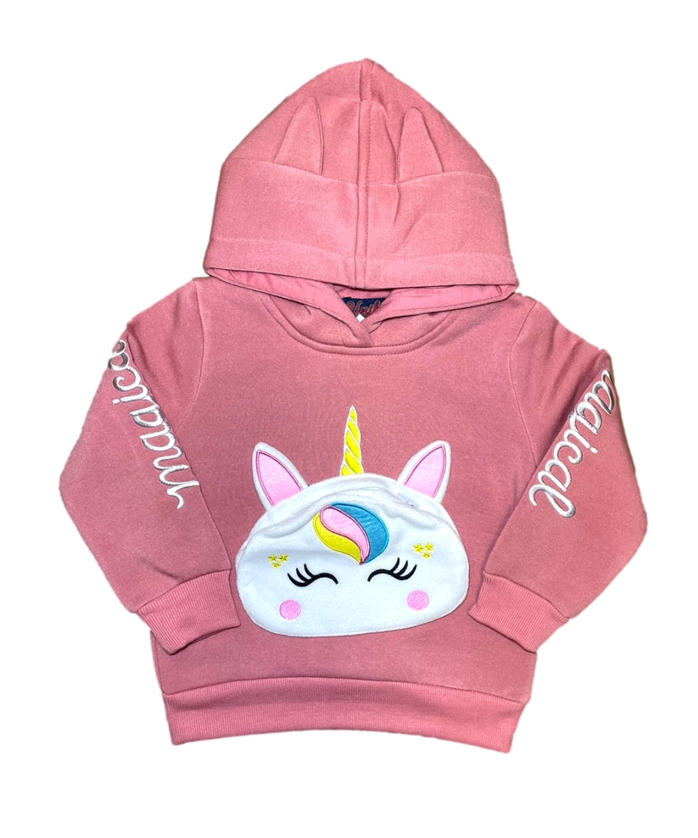 Unicorn Pocket Hoodie (2-4) $7.00 and (S-XL) $8.00 Per Piece