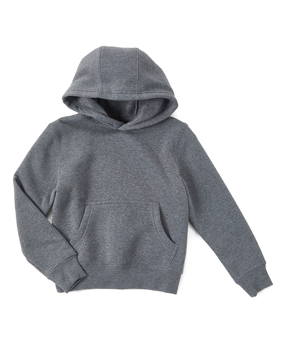 Fleece Hoodie Dark Grey - Unisex (4/5-16) $6.50 Per Piece