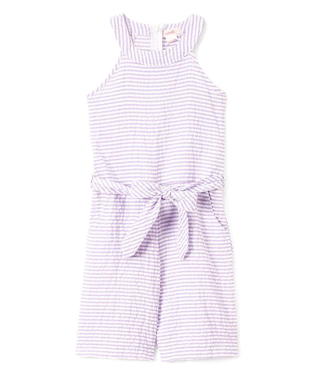unikinc - Girl Striped Romper - Unikinc